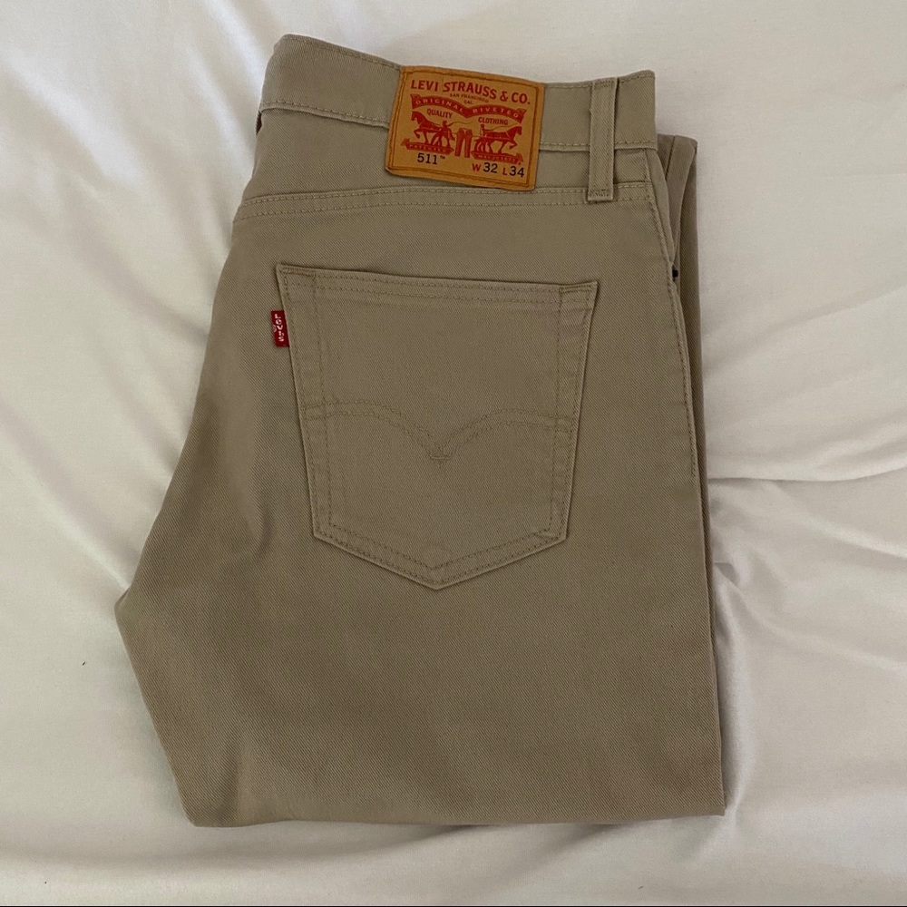 Levi's 511 Tan Jeans